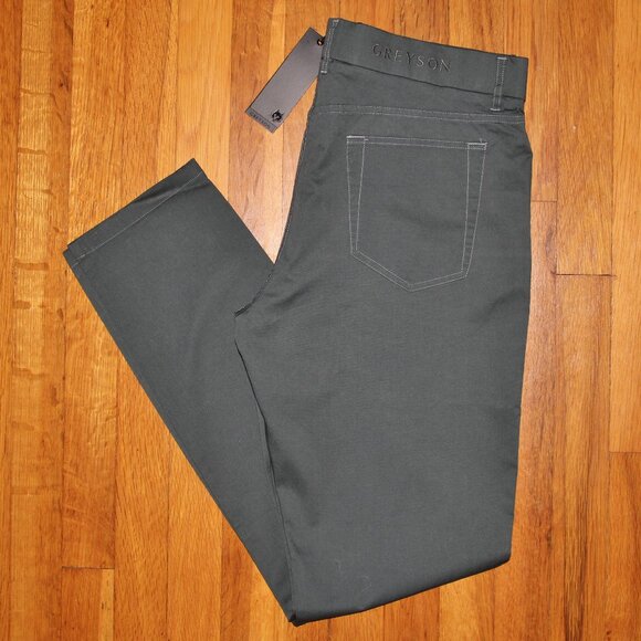Greyson Amagansett 5 Pocket Golf Trousers Mens 35 38 Scareb - Picture 1 of 8